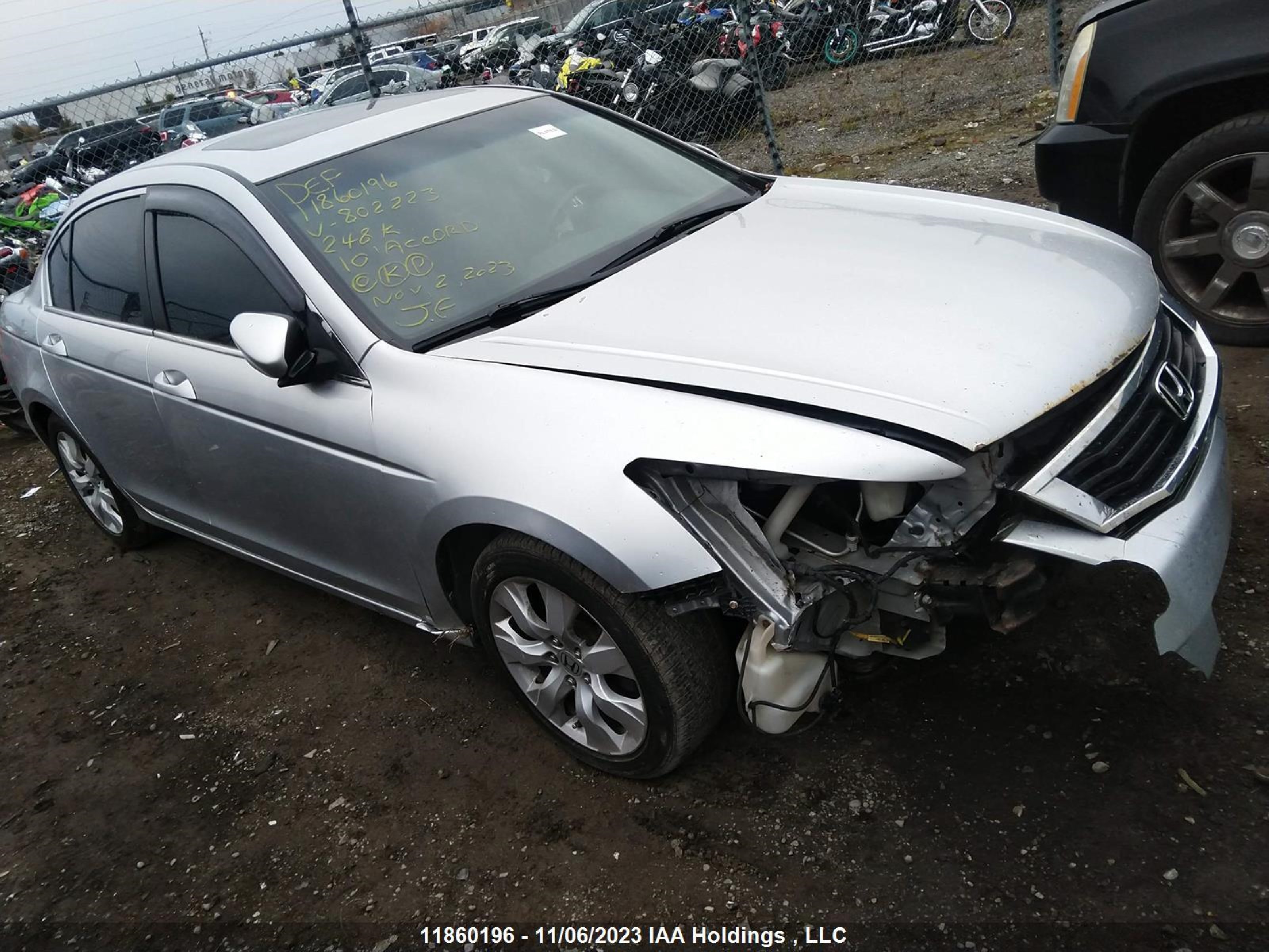 HONDA ACCORD 2010 1hgcp2f89aa802223