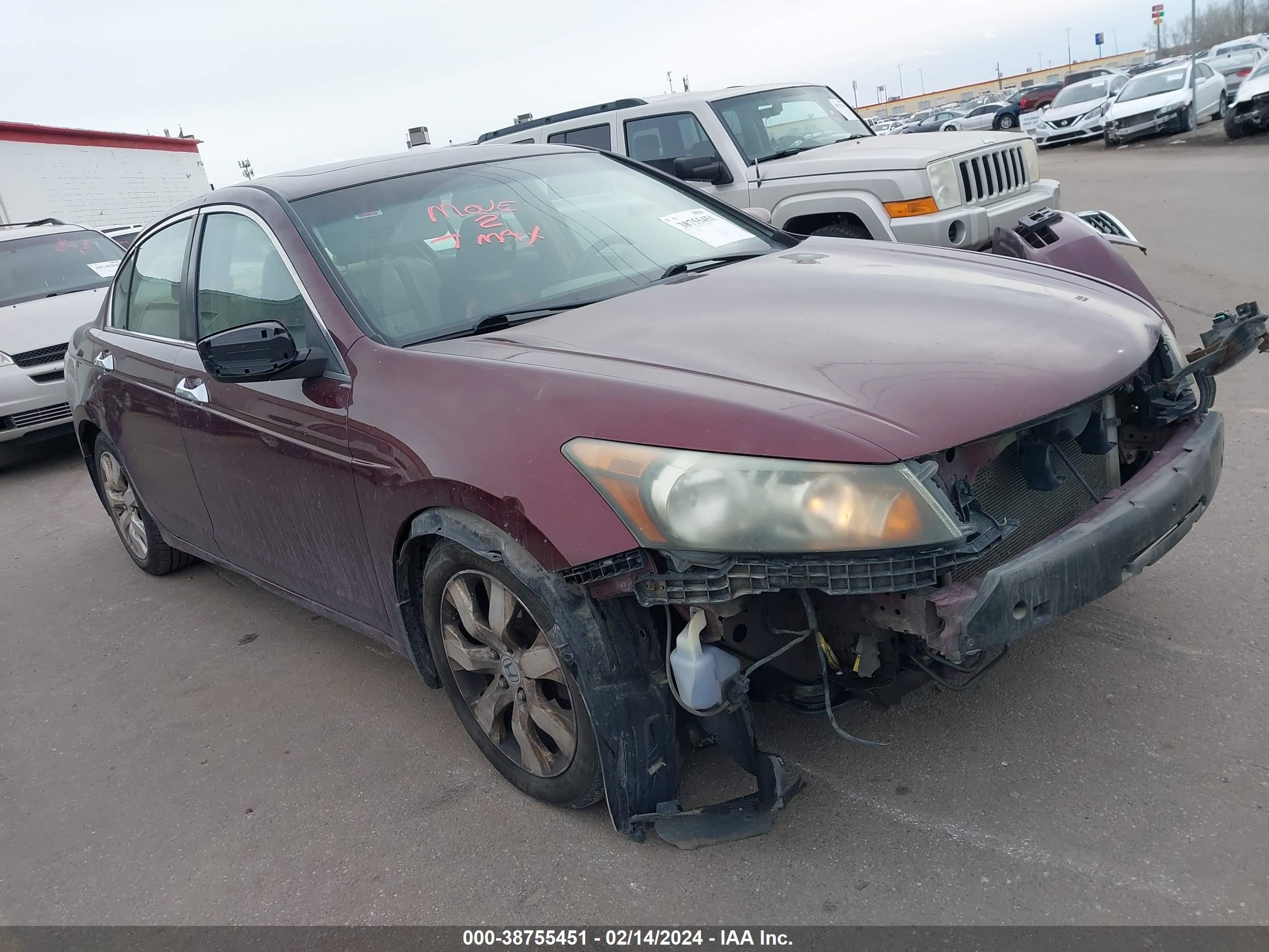 HONDA ACCORD 2008 1hgcp36818a088166