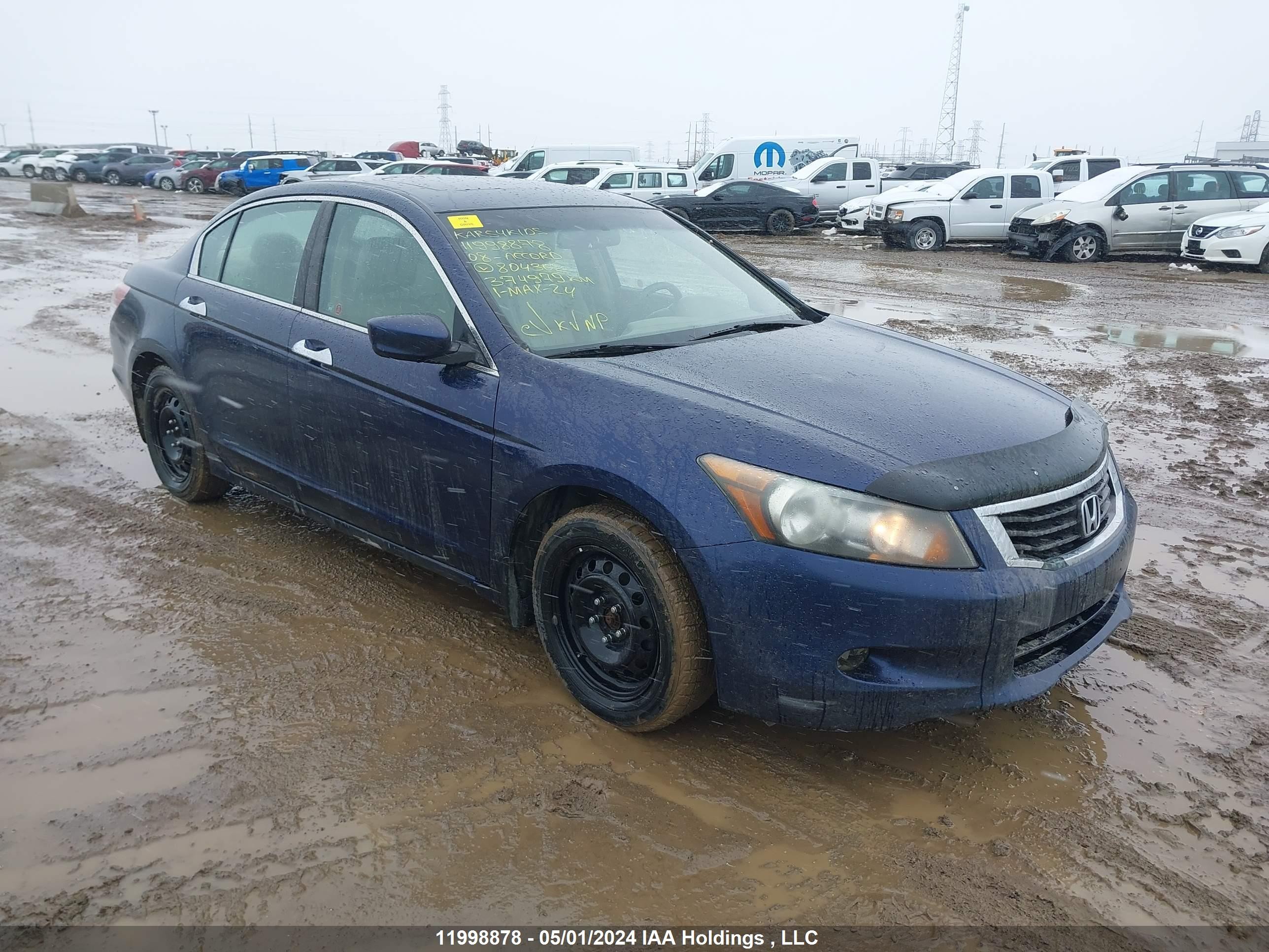 HONDA ACCORD 2008 1hgcp36848a804302