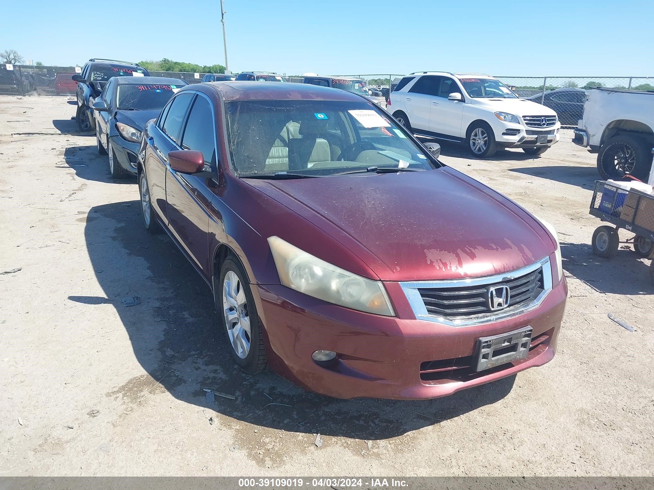 HONDA ACCORD 2008 1hgcp368x8a075562