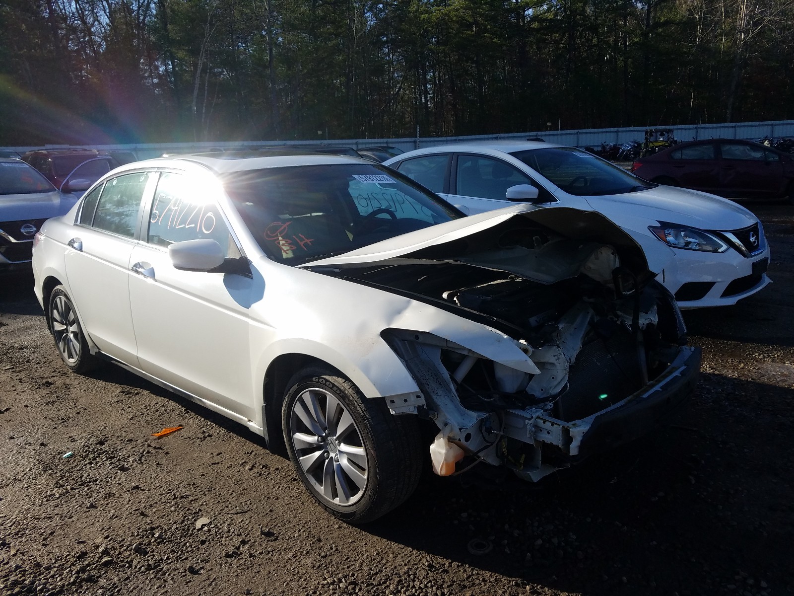 HONDA ACCORD EXL 2011 1hgcp3f80ba001283