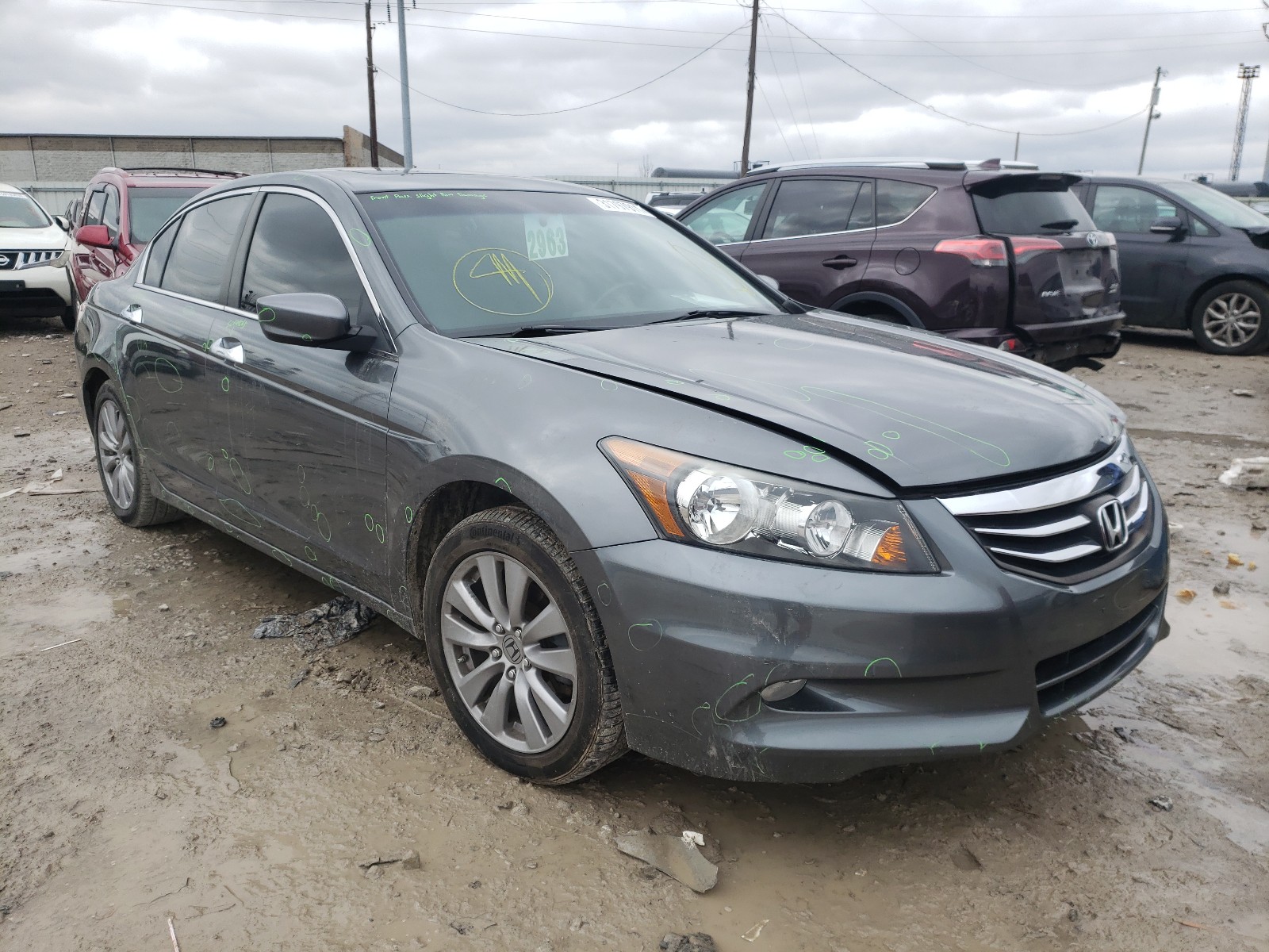 HONDA ACCORD EXL 2012 1hgcp3f85ca041702