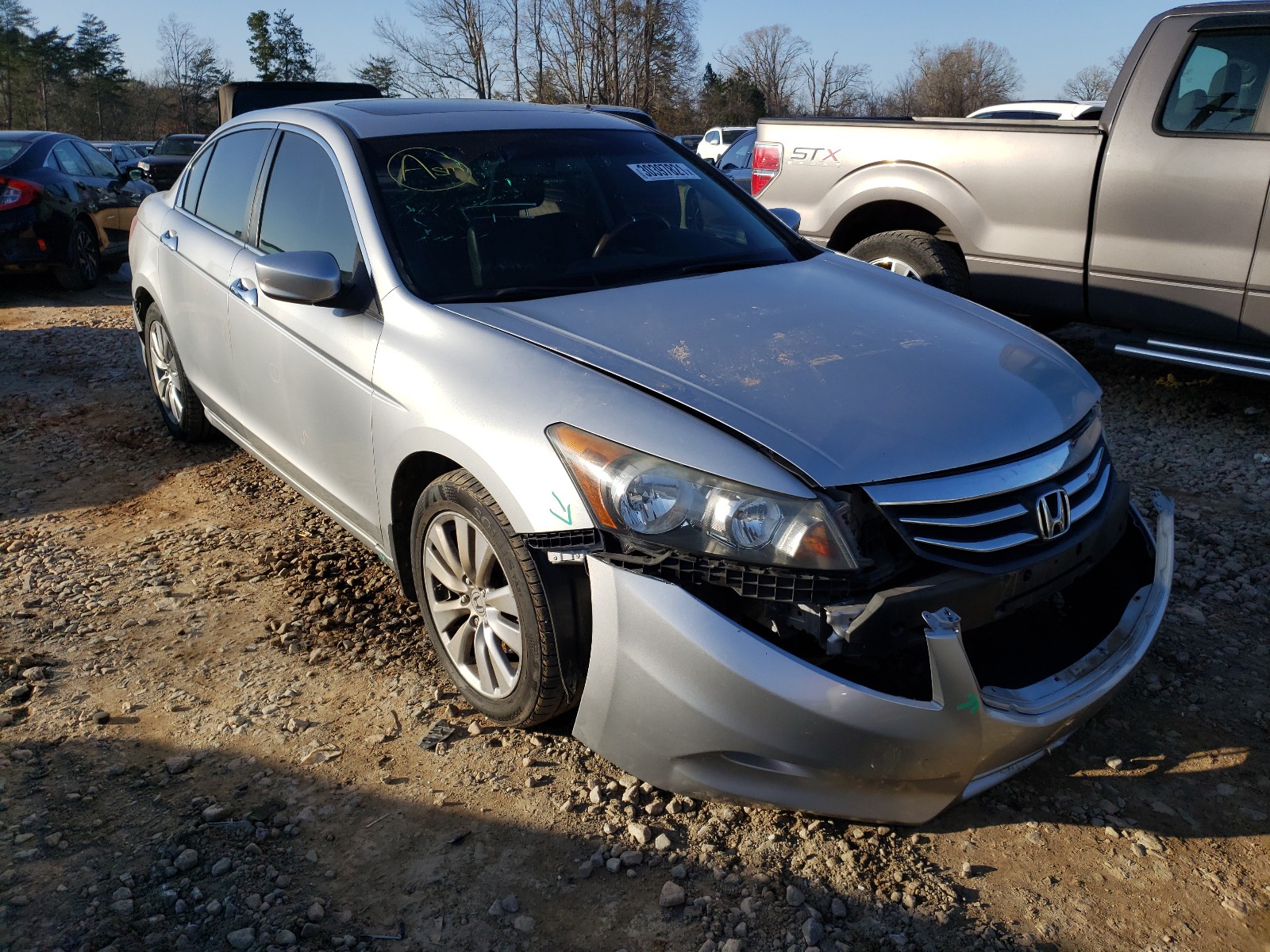 HONDA ACCORD EXL 2012 1hgcp3f89ca015832