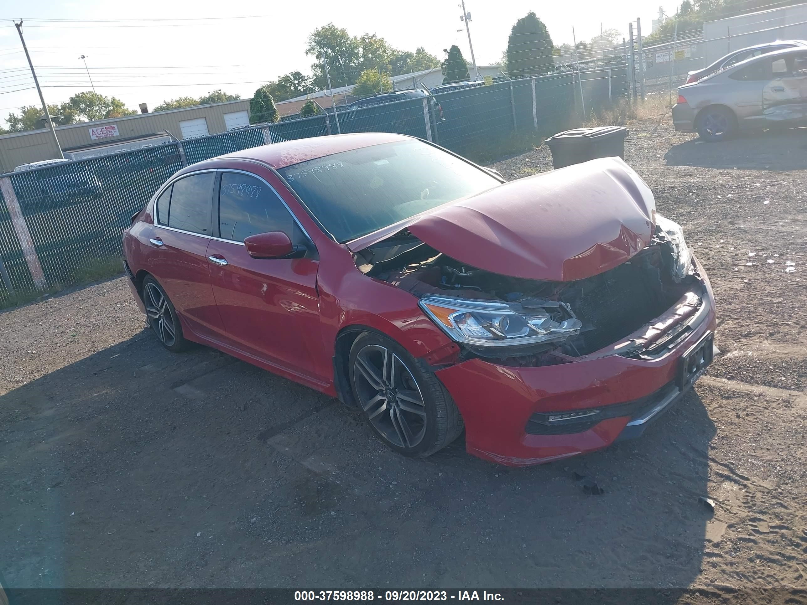 HONDA ACCORD 2016 1hgcr2e56ga075343