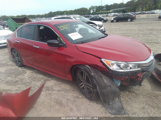 HONDA ACCORD SEDAN 2017 1hgcr2f10ha186256