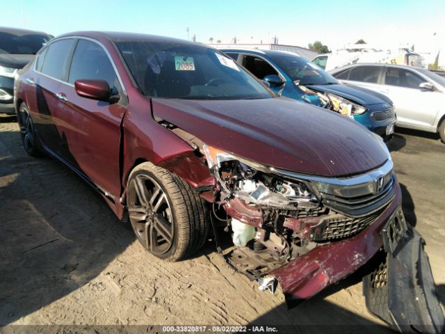 HONDA ACCORD SEDAN 2017 1hgcr2f13ha085616