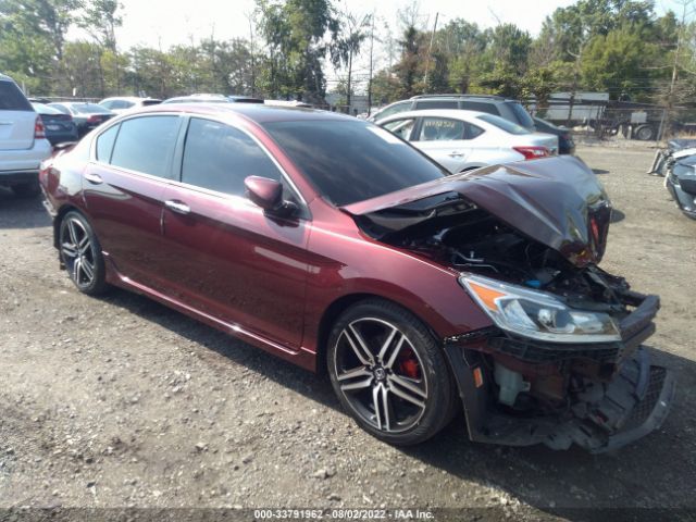 HONDA ACCORD SEDAN 2017 1hgcr2f16ha277810