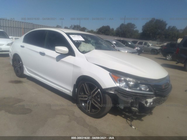 HONDA ACCORD SEDAN 2017 1hgcr2f17ha077504