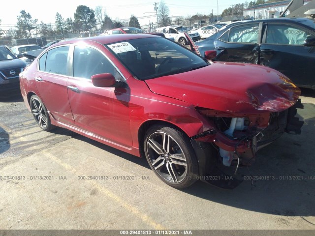 HONDA ACCORD SEDAN 2017 1hgcr2f17ha255296