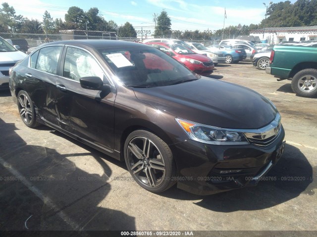 HONDA ACCORD SEDAN 2017 1hgcr2f19ha204625