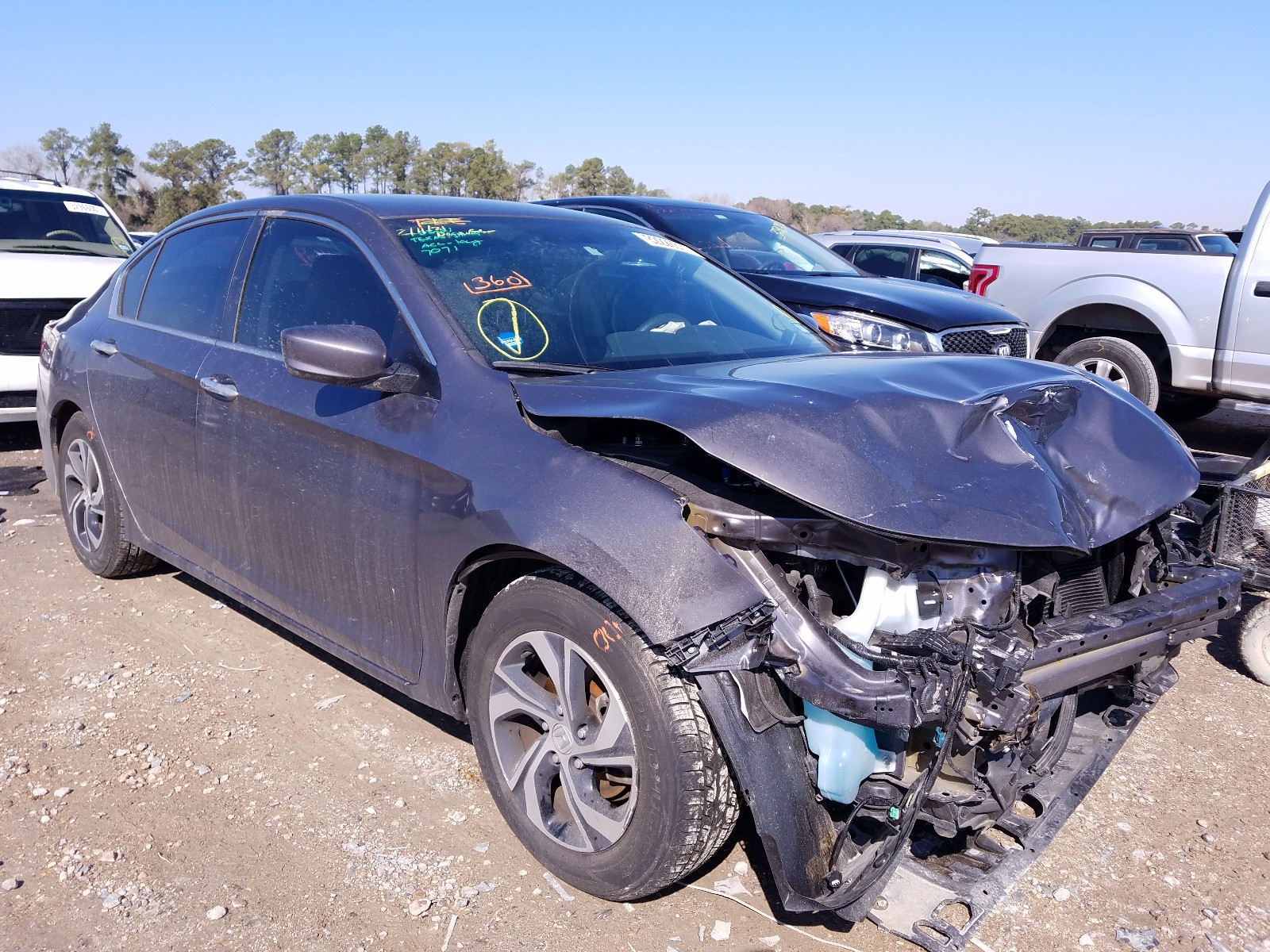 HONDA ACCORD SEDAN 2017 1hgcr2f32ha257071