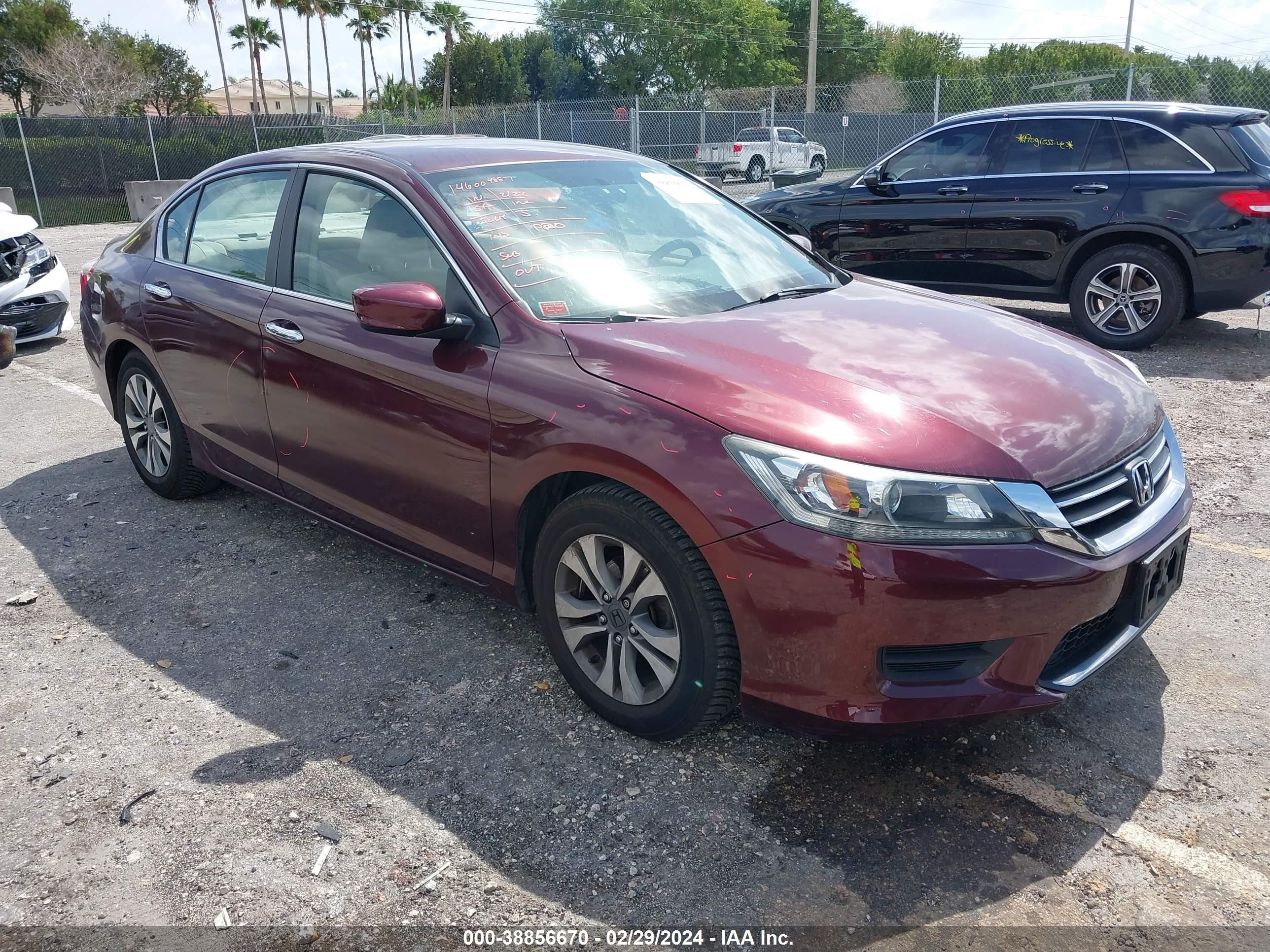 HONDA ACCORD 2013 1hgcr2f36da099392