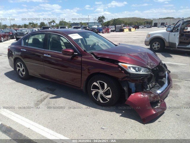 HONDA ACCORD SEDAN 2017 1hgcr2f38ha003476