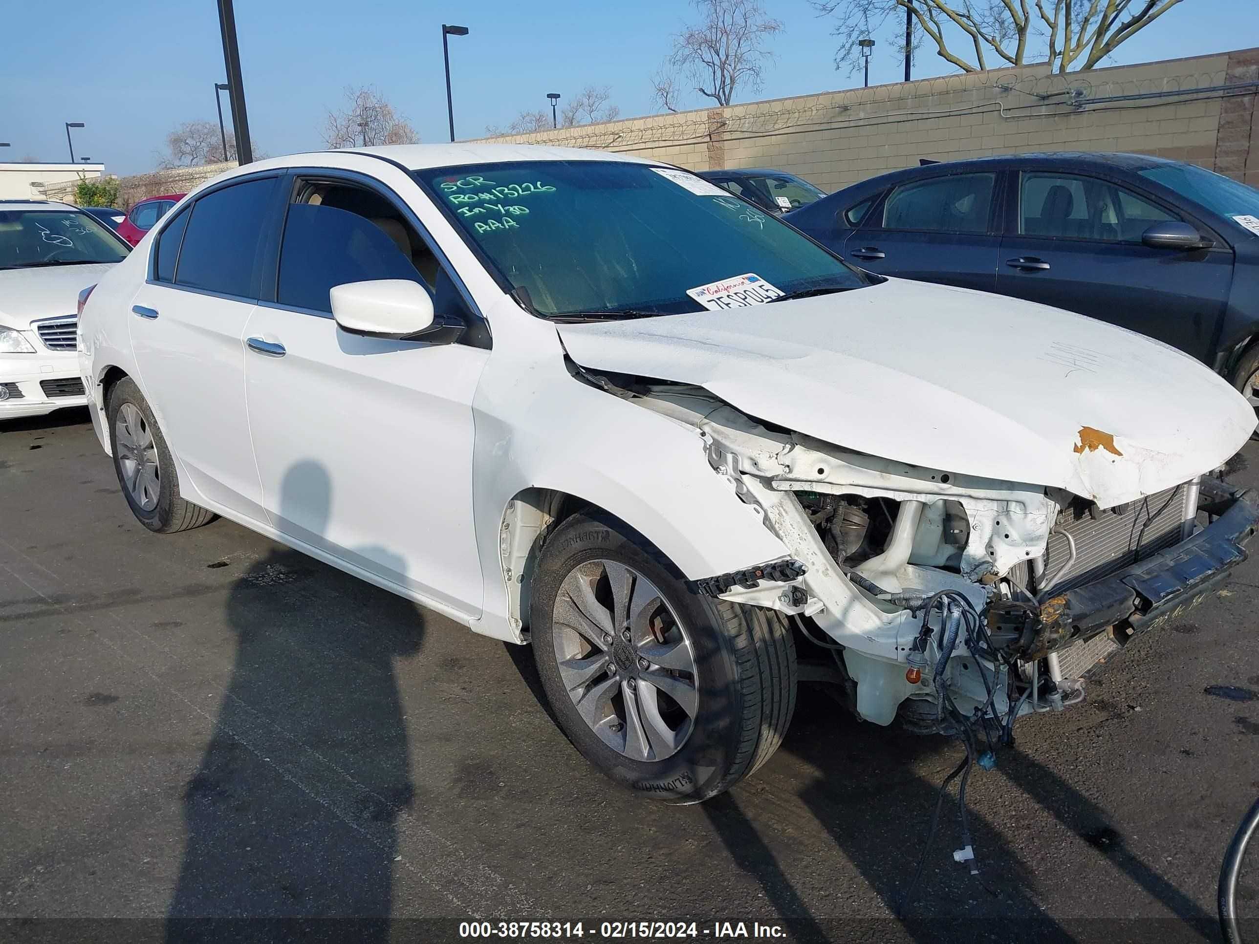 HONDA ACCORD 2014 1hgcr2f3xea208566