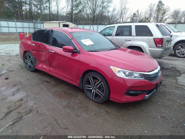 HONDA ACCORD SEDAN 2016 1hgcr2f51ga103628