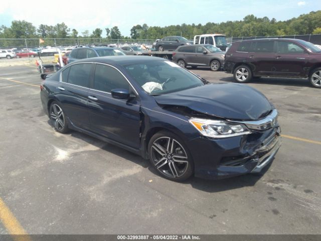 HONDA ACCORD SEDAN 2016 1hgcr2f51ga121577