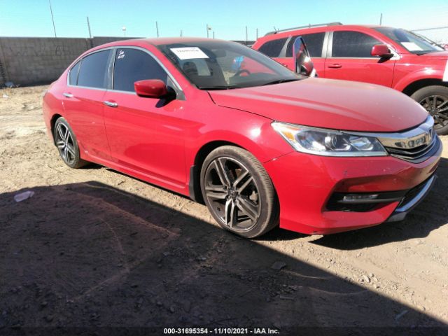 HONDA ACCORD SEDAN 2016 1hgcr2f51ga124236