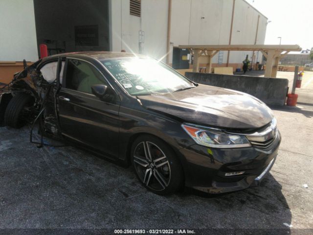 HONDA ACCORD SEDAN 2017 1hgcr2f51ha018113