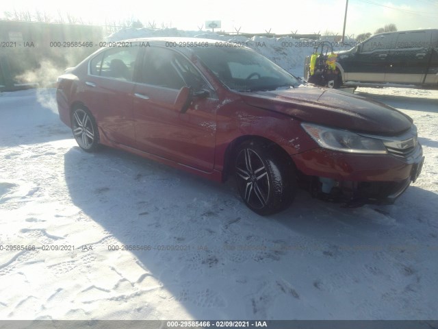 HONDA ACCORD SEDAN 2017 1hgcr2f51ha213662