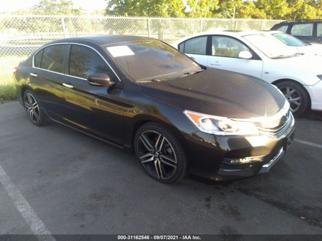 HONDA ACCORD SEDAN 2017 1hgcr2f51ha275627