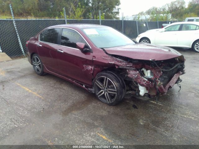 HONDA ACCORD SEDAN 2016 1hgcr2f52ga052964