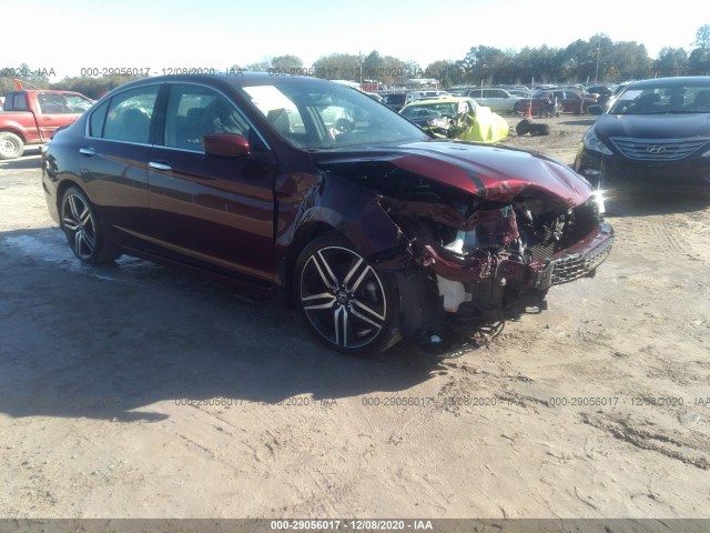 HONDA ACCORD SEDAN 2016 1hgcr2f52ga240240