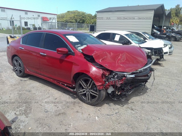 HONDA ACCORD SEDAN 2017 1hgcr2f52ha194507