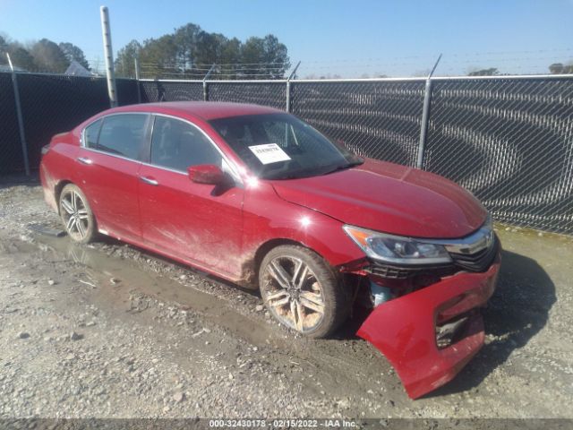 HONDA ACCORD SEDAN 2017 1hgcr2f52ha211628