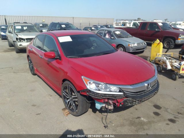 HONDA ACCORD SEDAN 2017 1hgcr2f52ha245696