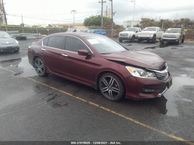 HONDA ACCORD SEDAN 2016 1hgcr2f54ga128569