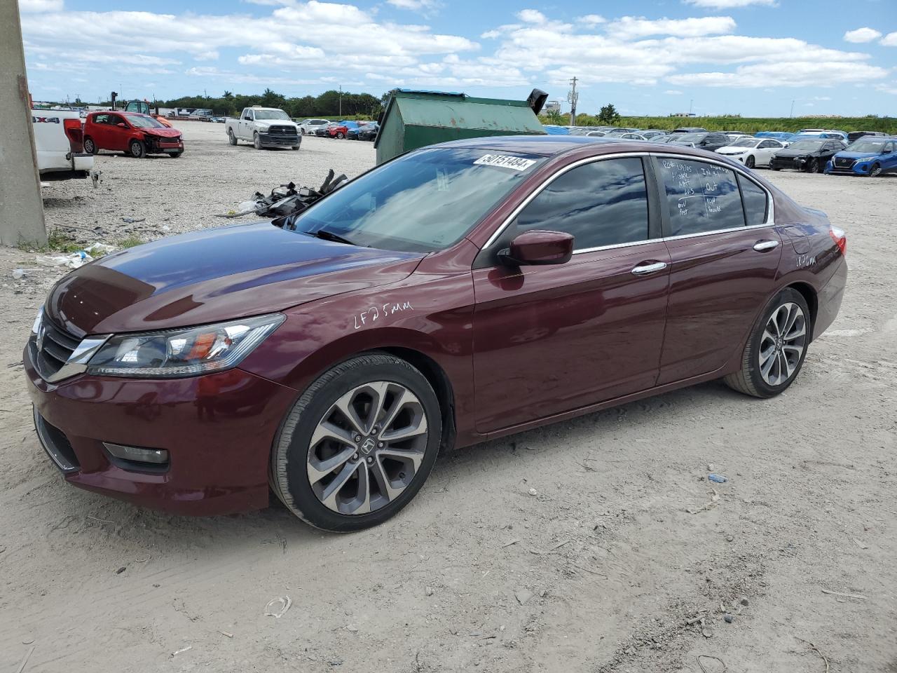 HONDA ACCORD 2014 1hgcr2f55ea107842