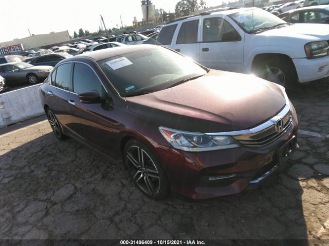 HONDA ACCORD SEDAN 2017 1hgcr2f55ha124614