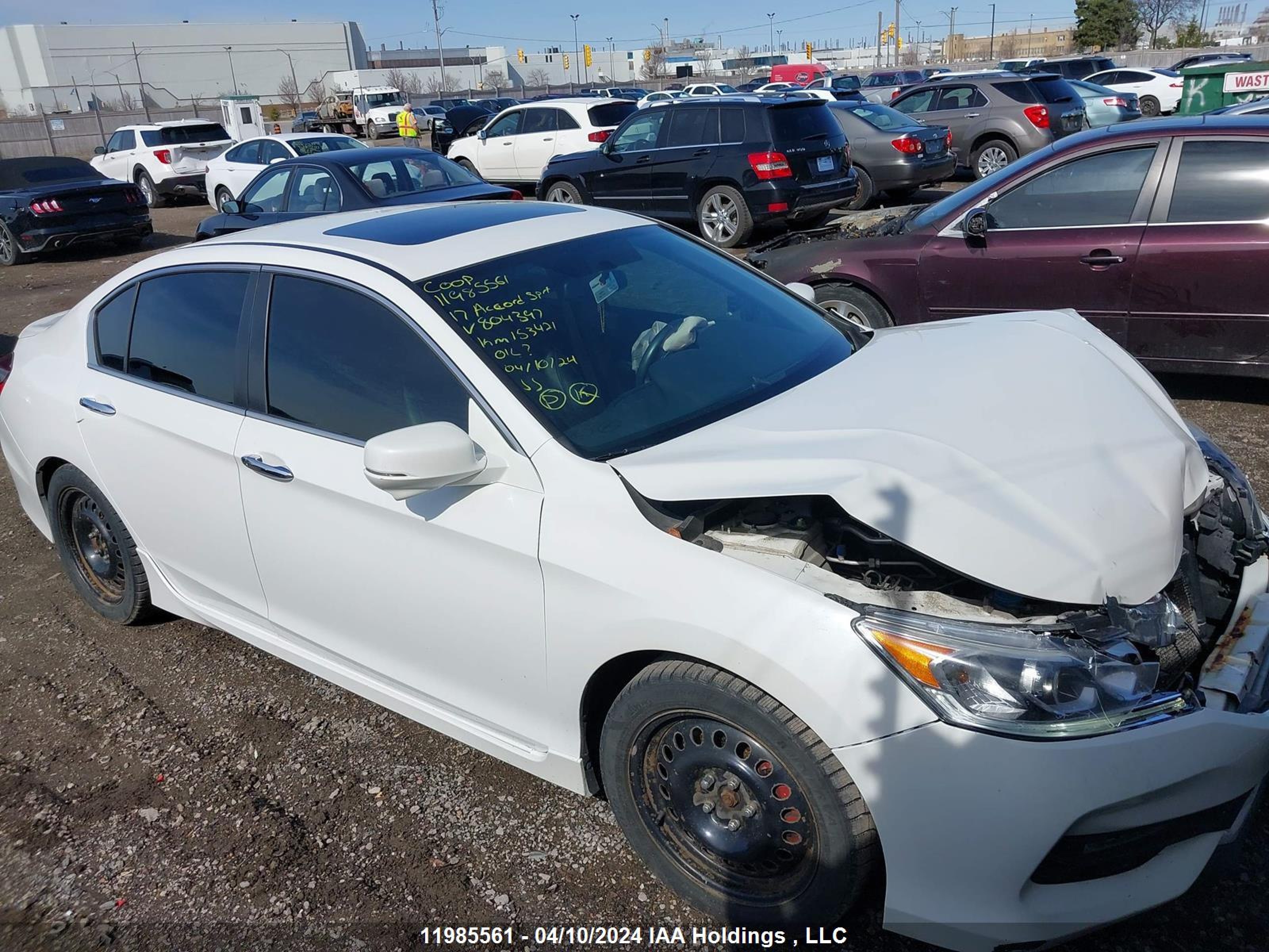 HONDA ACCORD 2017 1hgcr2f55ha804397