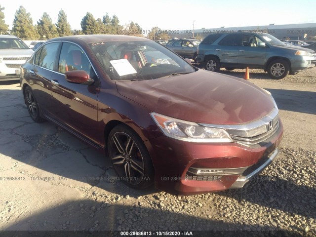 HONDA ACCORD SEDAN 2016 1hgcr2f56ga086499