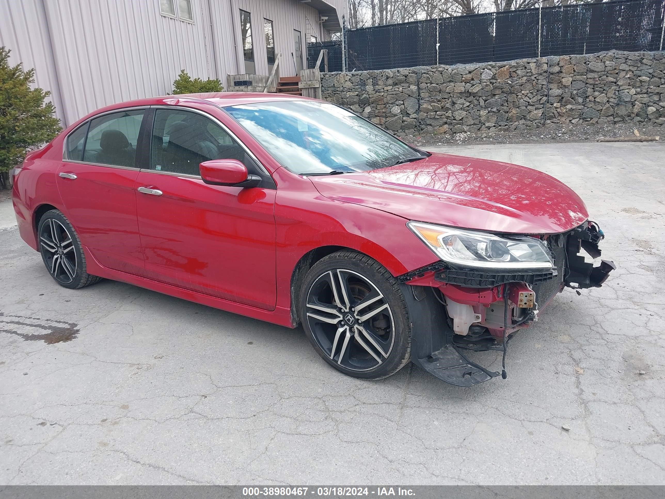 HONDA ACCORD 2016 1hgcr2f56ga150878