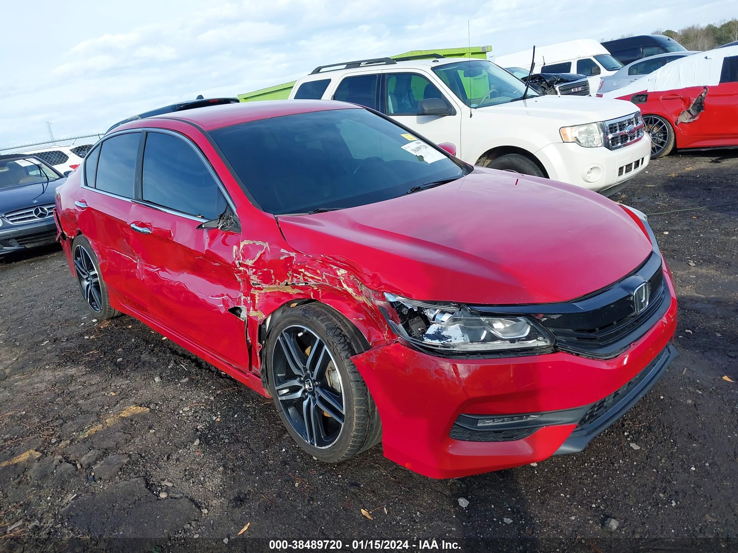 HONDA ACCORD 2016 1hgcr2f56ga187901