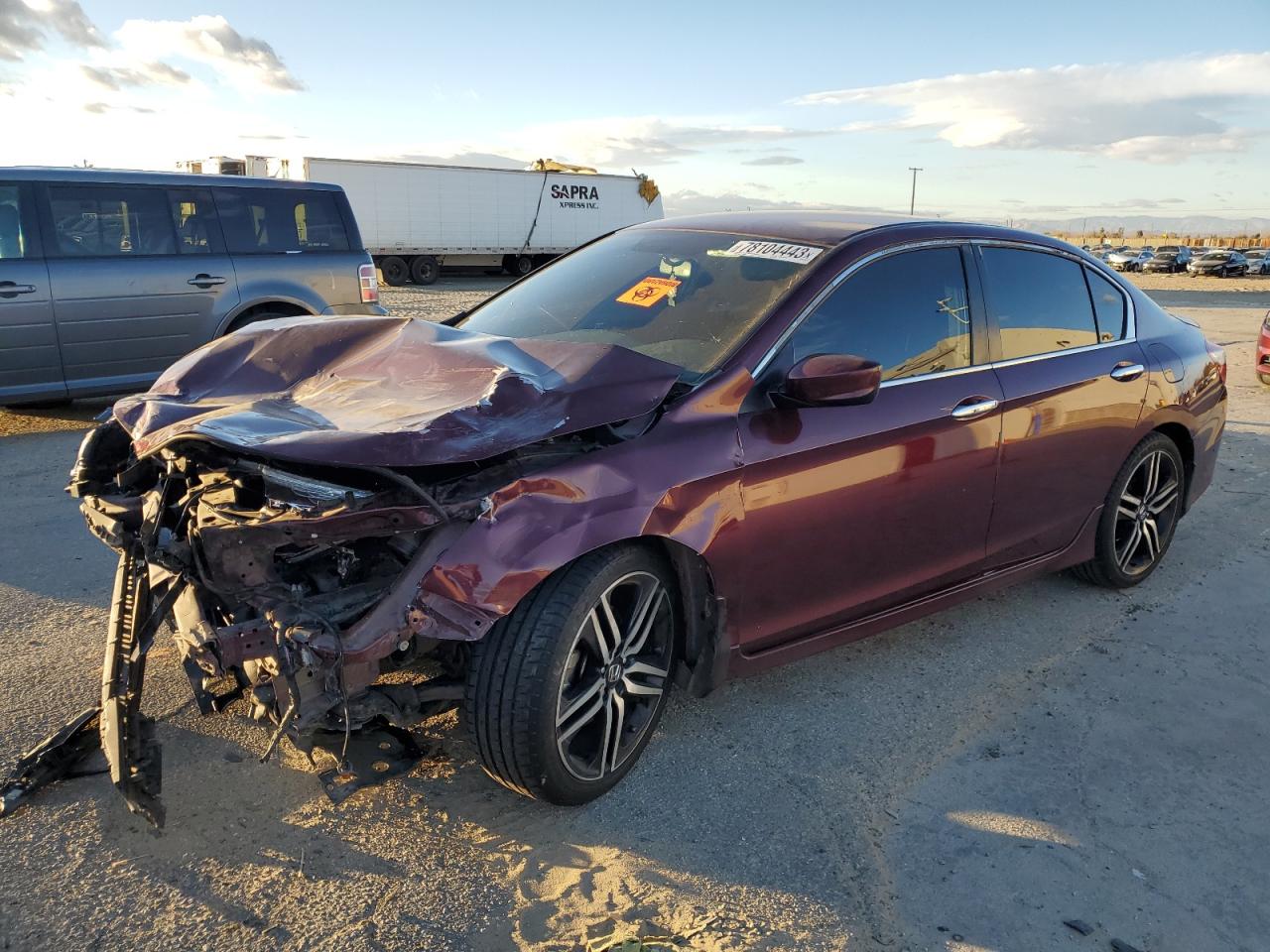 HONDA ACCORD 2016 1hgcr2f56ga230696