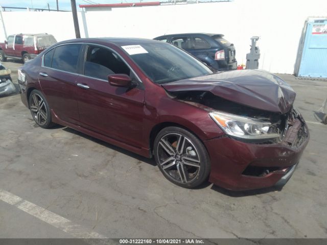 HONDA ACCORD SEDAN 2017 1hgcr2f56ha101732