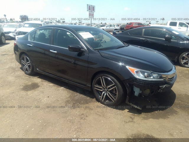 HONDA ACCORD SEDAN 2017 1hgcr2f56ha161851