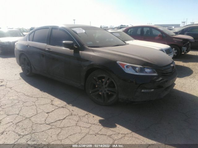 HONDA ACCORD SEDAN 2017 1hgcr2f56ha205508