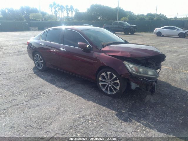 HONDA ACCORD SEDAN 2014 1hgcr2f57ea136887