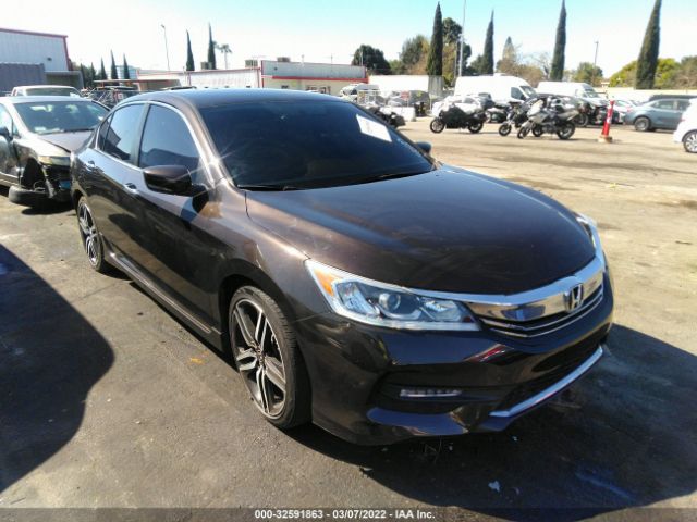 HONDA ACCORD SEDAN 2016 1hgcr2f57ga210988