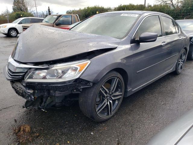 HONDA ACCORD SEDAN 2017 1hgcr2f57ha086691