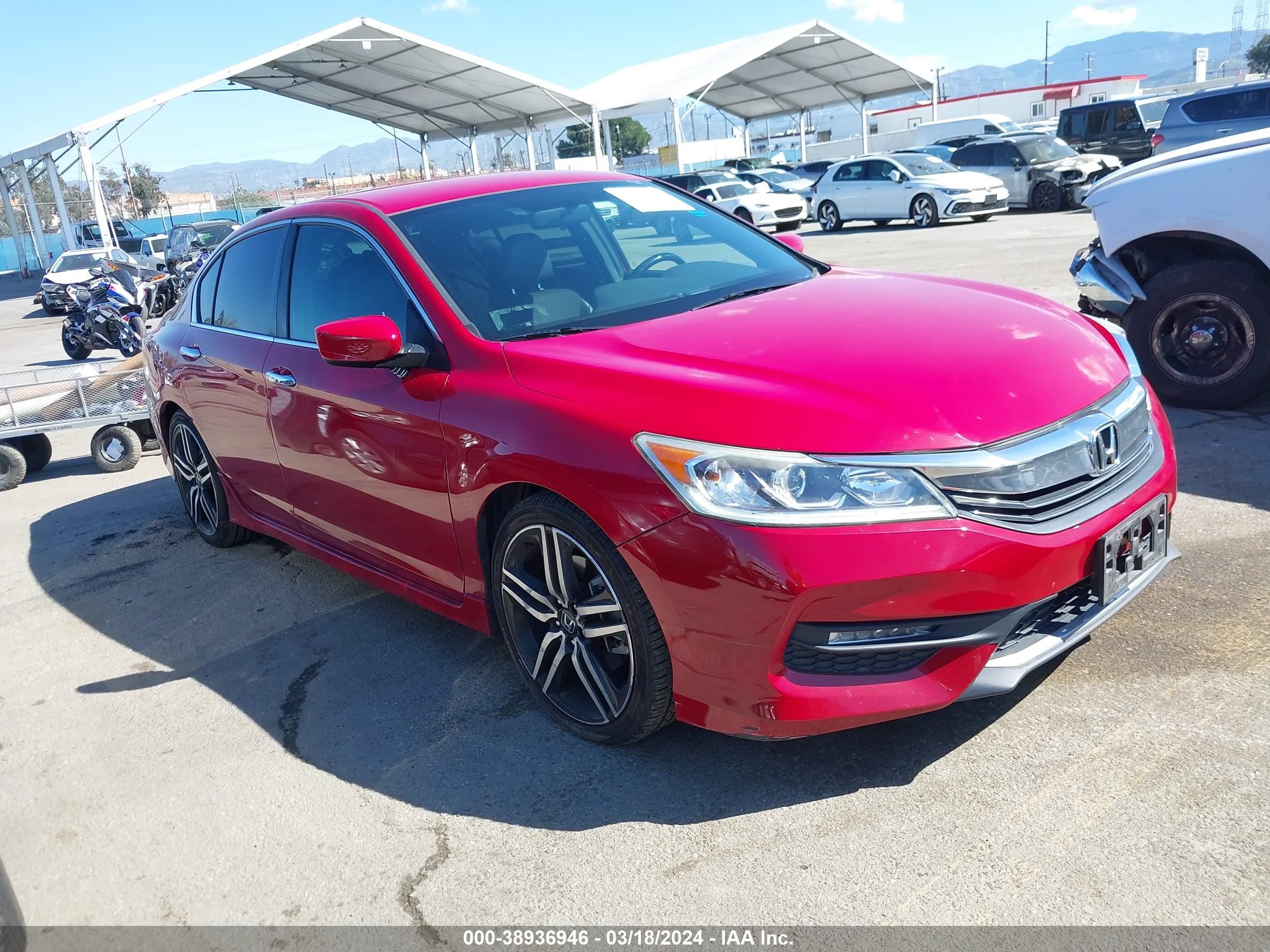 HONDA ACCORD 2016 1hgcr2f58ga225662