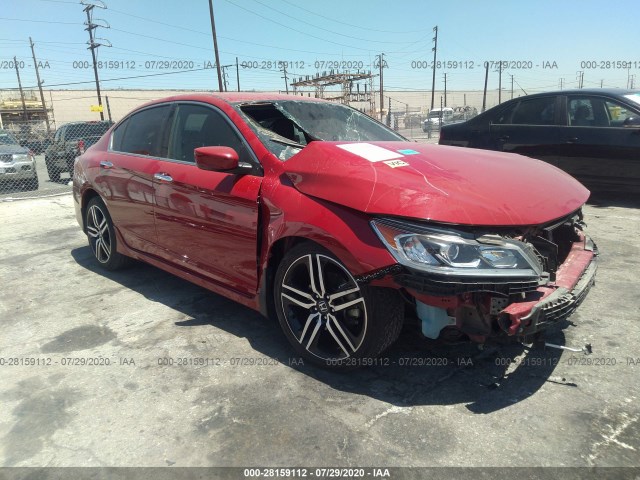 HONDA ACCORD SEDAN 2017 1hgcr2f58ha120234