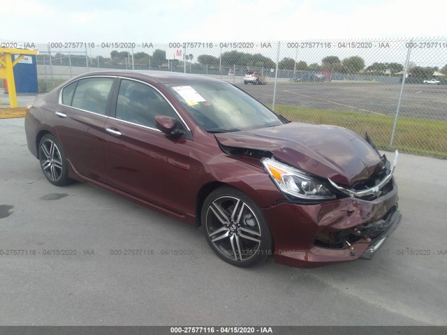 HONDA ACCORD SEDAN 2017 1hgcr2f58ha127314