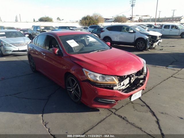 HONDA ACCORD SEDAN 2016 1hgcr2f59ga219126