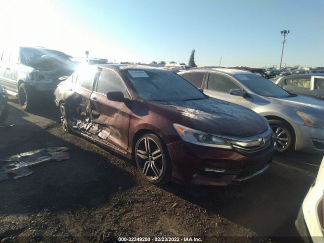 HONDA ACCORD SEDAN 2017 1hgcr2f59ha124888