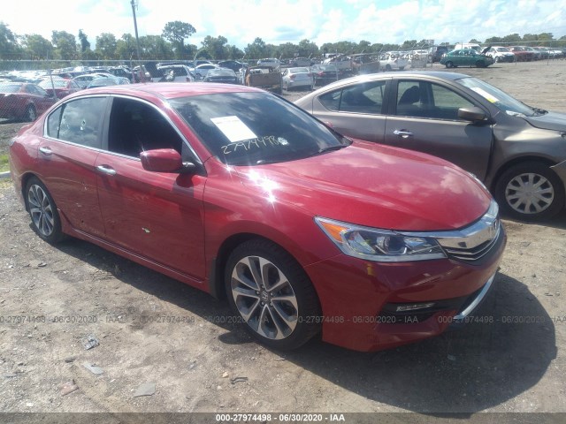 HONDA ACCORD SEDAN 2016 1hgcr2f5xga207227