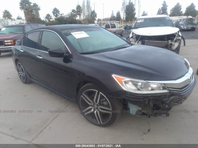 HONDA ACCORD SEDAN 2017 1hgcr2f5xha147127